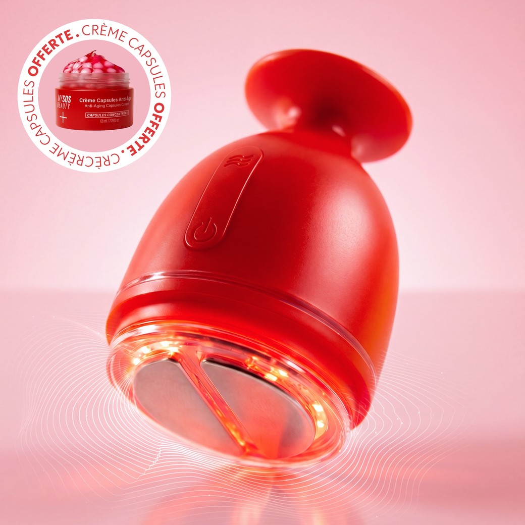 Appareil EMSkin Pro rouge à LED