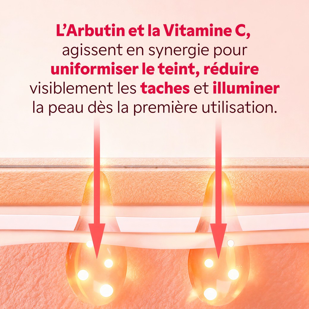 Détail des ingrédients actifs du masque Vitamine C