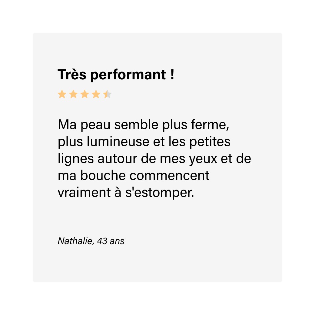 Avis d'une cliente sur l'embout LIFT