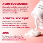 Résultat peau nette après utilisation du Soin Actif Imperfections