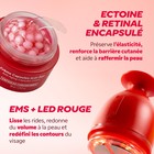 Crème en capsules à l'ectoïne et au rétinal, et appareil EMS à LED rouge