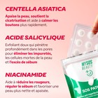 Résultat après application du patch micropoints My SOS Beauty