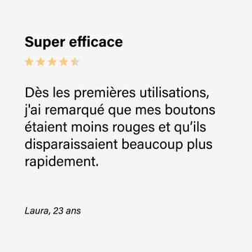 Embout cure My SOS Beauty résultat soin des imperfections