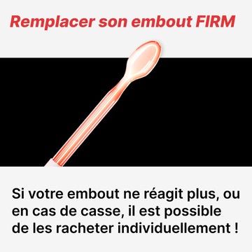 Embout FIRM en utilisation avec Appareil Haute Fréquence My SOS Beauty