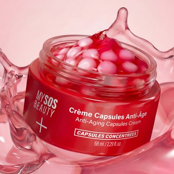 Résultat peau raffermie avec crème capsules anti-âge My SOS Beauty