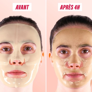Application du masque Vitamine C étape par étape