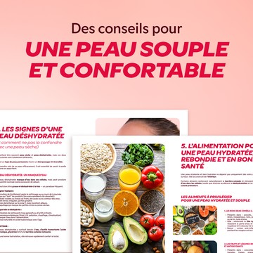 Page intérieure du guide soins hydratation visage