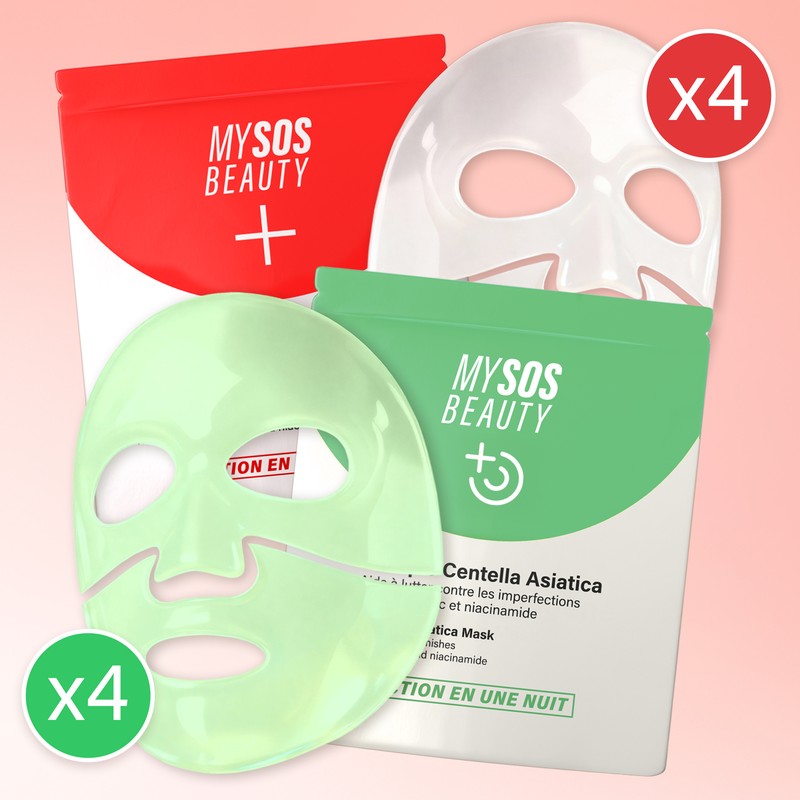 Contenu du pack duo hydratant purifiant My SOS Beauty