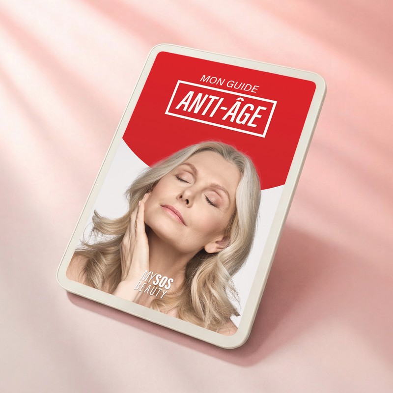 Aperçu contenu guide anti-âge My SOS Beauty soins cutanés