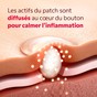 Gros plan sur la texture micropoints du patch My SOS Beauty