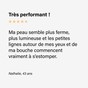 Résultat application embout FIRM sur la peau du visage