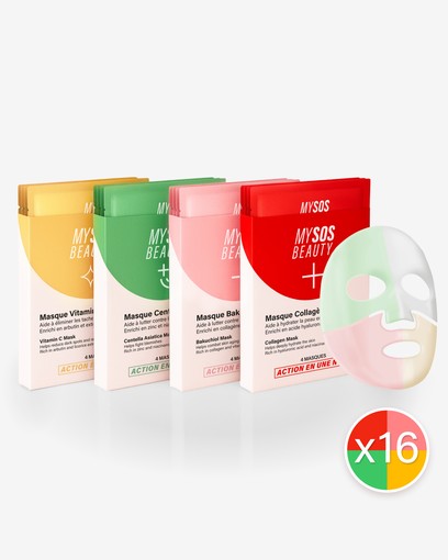 Coffret Intégral - 16 Masques Multi-actions