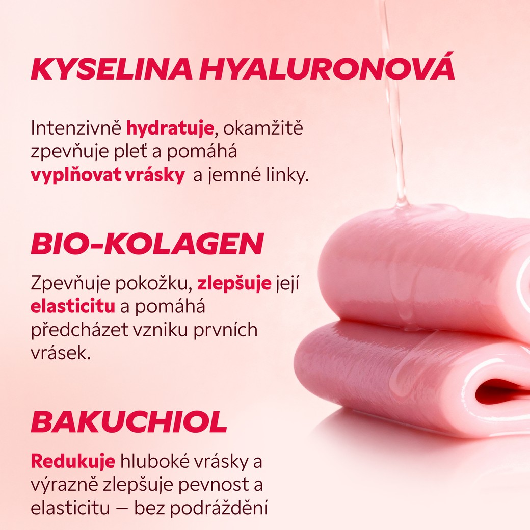 Výsledek použití bakuchiol masky vypnutá a zářivá pleť