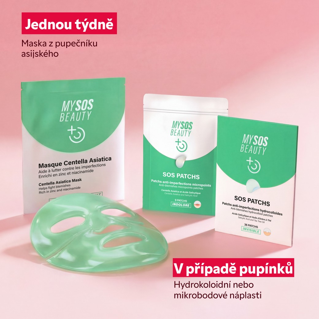 Aplikace produktů rutiny pro zářivou a čistou pleť