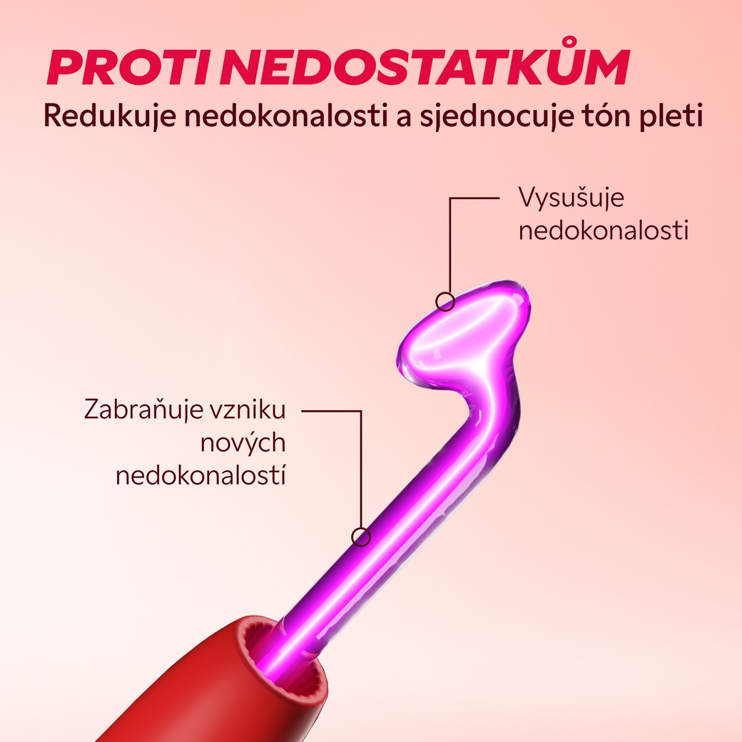 Fialový nástavec vysokofrekvenčního přístroje