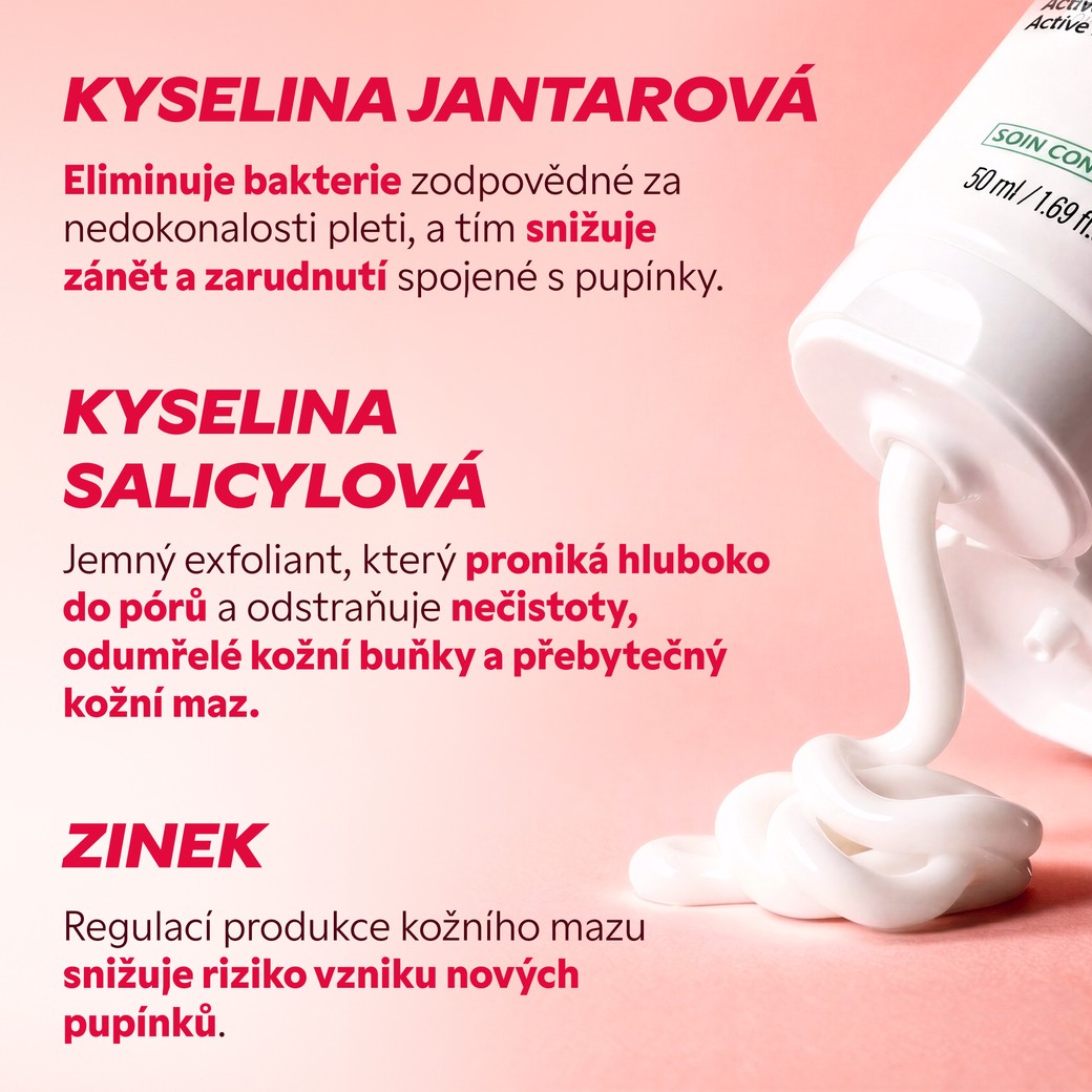 Výsledky použití krému proti nedokonalostem pleti