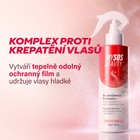 Výsledek lesklých a chráněných vlasů po aplikaci mlhy My SOS Beauty