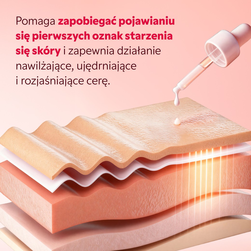 Efekt ujędrnienia skóry po zastosowaniu serum My SOS Beauty