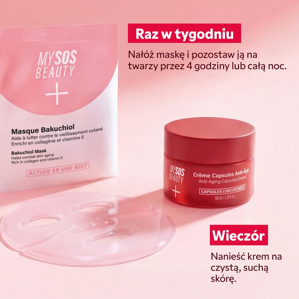 Zestaw Duo Régénération Intense My SOS Beauty efekt wygładzenia