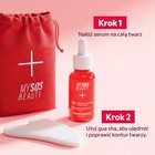 Aplikacja serum anti-aging na twarz z zestawu Duo Sculptant