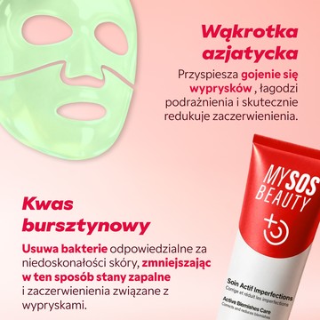 Zestaw oczyszczający Duo Peau Nette tekstura produktów