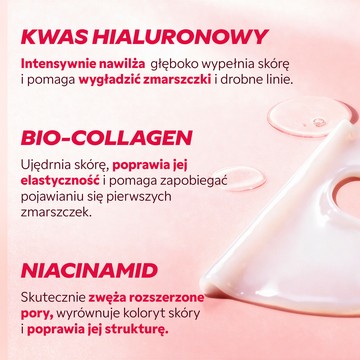 Efekt nawilżenia po zastosowaniu maski bio-kolagenowej My SOS Beauty