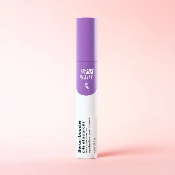 Efekt stosowania serum na rzęsy i brwi My SOS Beauty