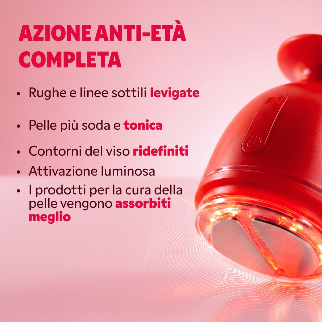 Dispositivo EMSkin Pro e l'elenco delle sue azioni sulla pelle