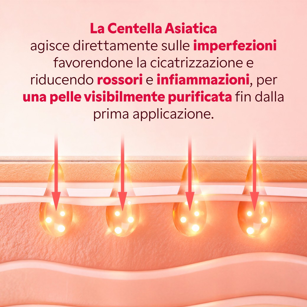 Dettaglio tessuto maschera Centella Asiatica My SOS Beauty monouso