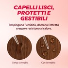 Risultato capelli lisci e luminosi con spray My SOS Beauty