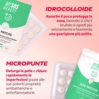 Patch micropunti per brufoli sottocutanei applicazione
