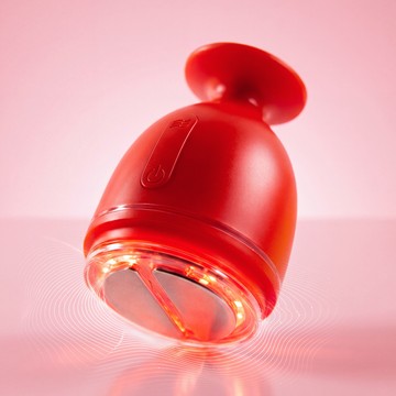 Dispositivo EMSkin Pro rosso con LED