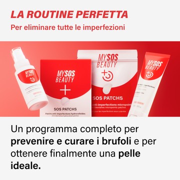Risultato dopo applicazione gel anti-imperfezioni SOS step 2