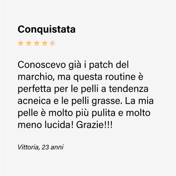 Prima e dopo utilizzo routine anti-imperfezioni completa step 4