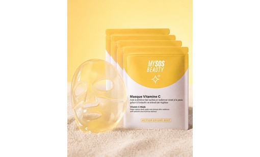 Pack da 4 Maschere alla Vitamina C