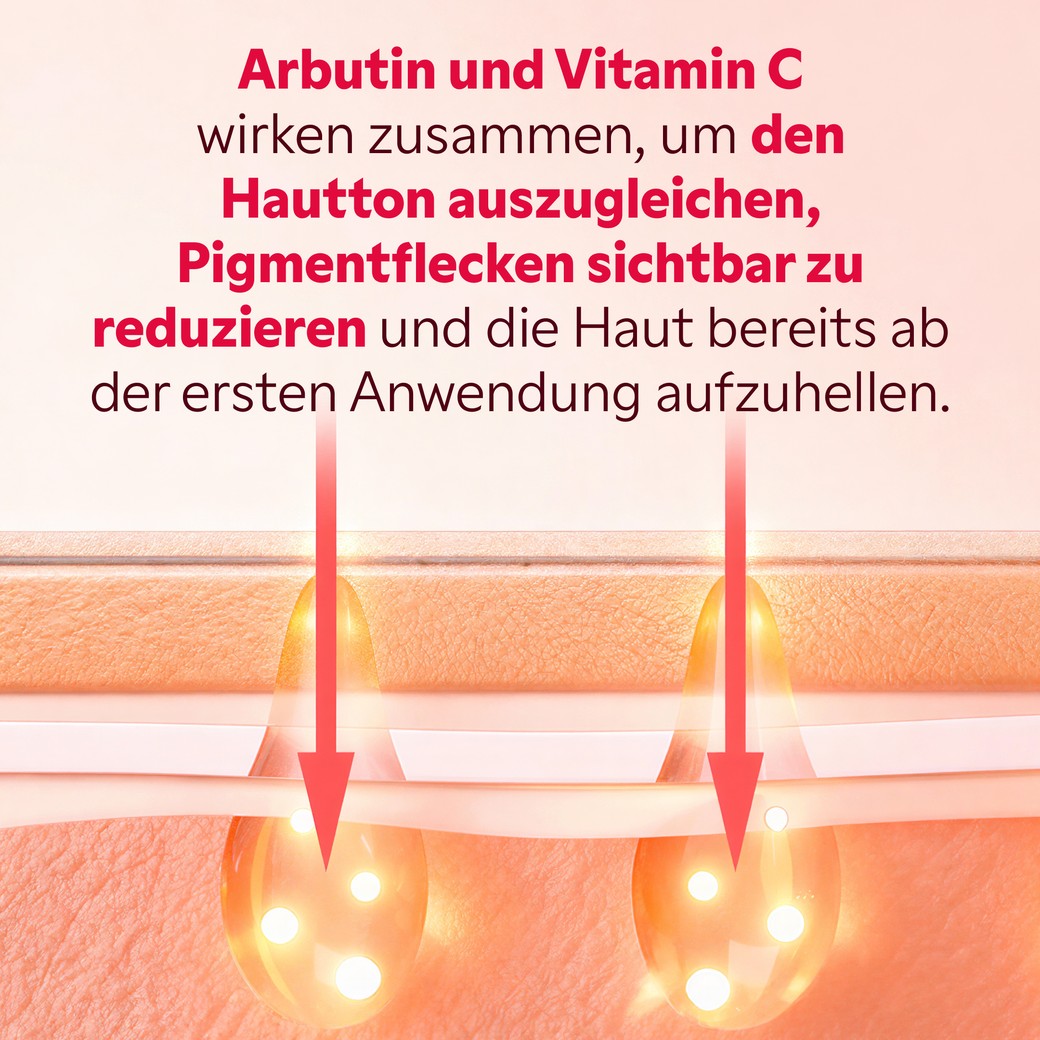 Vitamin C Maske auf dem Gesicht aufgelegt Anwendung