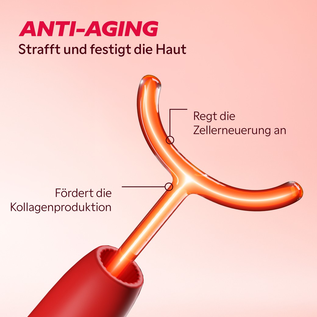 Orangefarbener gabelförmiger Aufsatz des Hochfrequenzgeräts