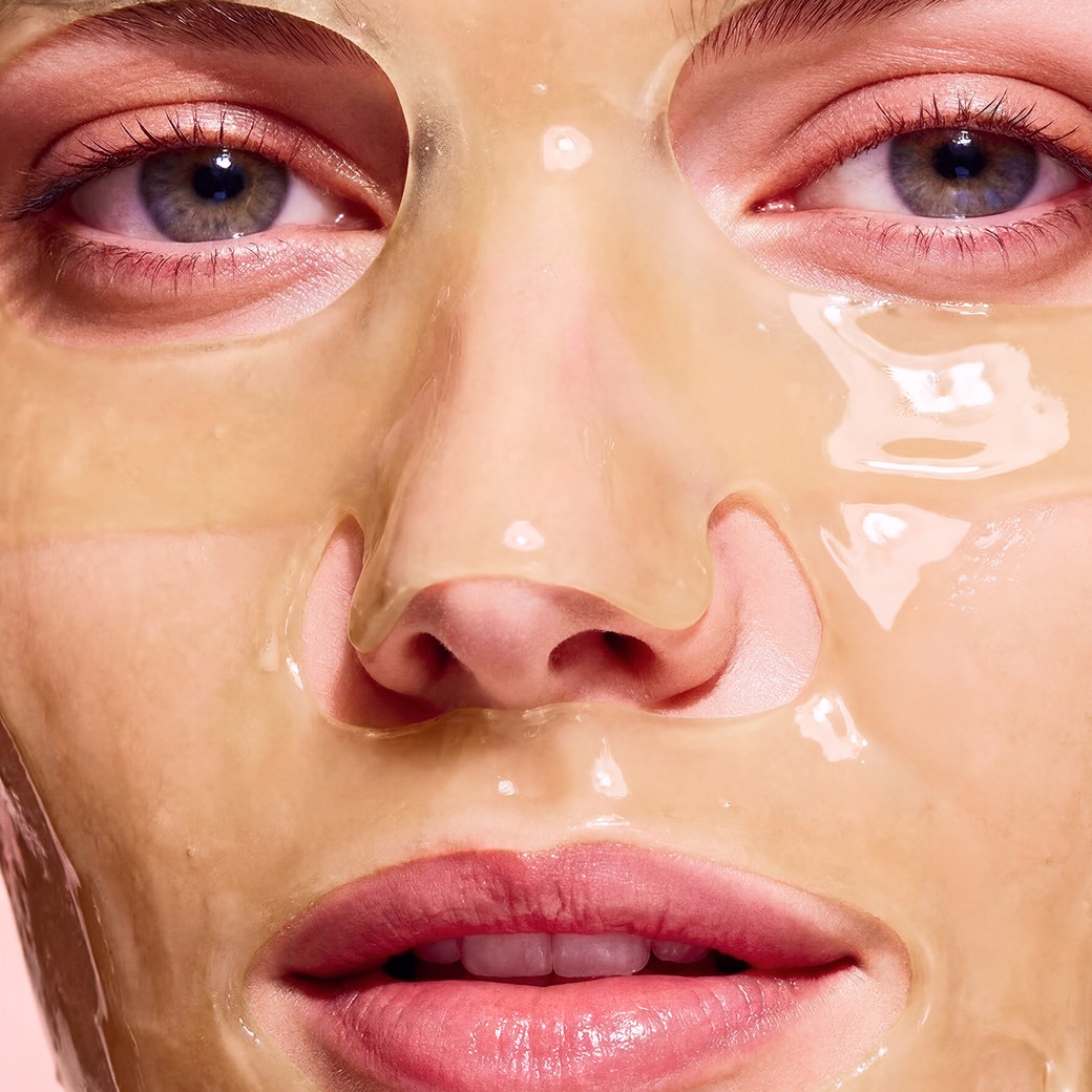 Ergebnis nach Anwendung der Vitamin C Maske strahlender Teint