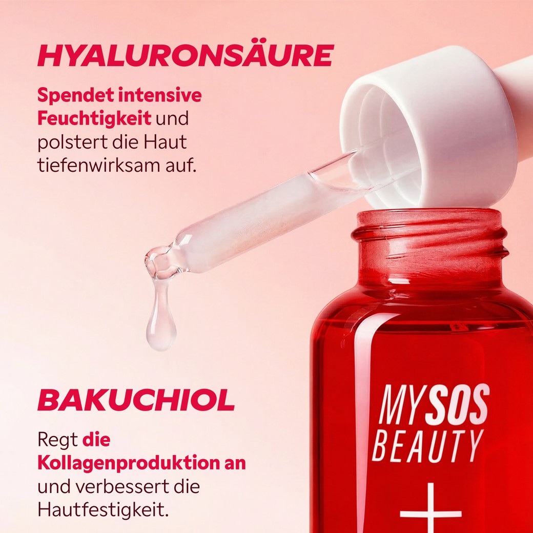 Intensives Anti-Aging Serum Bakuchiol Hyaluronsäure Inhaltsstoffe