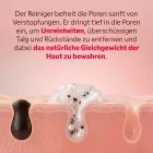 Illustration einer sanft gereinigten Hautpore