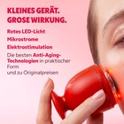 EMSkin Pro Gerät: rotes LED-Licht, Mikrostrom und Elektrostimulation
