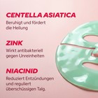 Centella Asiatica Maske Anwendung auf dem Gesicht