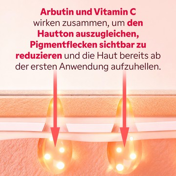 Vitamin C Maske auf dem Gesicht aufgelegt Anwendung
