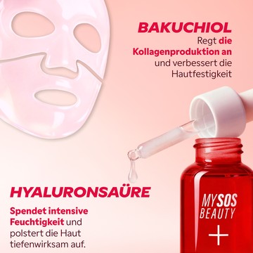 Anwendung des Anti-Aging-Duos auf dem Gesicht