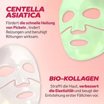My SOS Beauty Feuchtigkeits-Duo Masken Textur Nahaufnahme