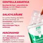 Micropoints Patches Anwendung auf der Haut Nahaufnahme