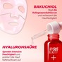 Anwendung des Anti-Aging-Duos auf dem Gesicht
