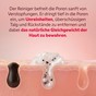 Illustration einer sanft gereinigten Hautpore