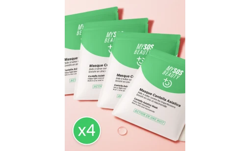 Pack of 4 Centella Asiatica Masks