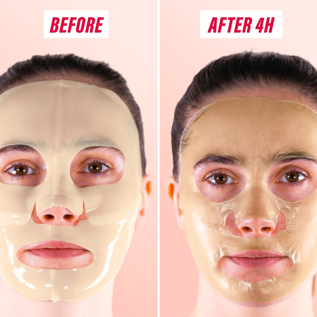 Vitamin C radiance mask single-use sachet front view